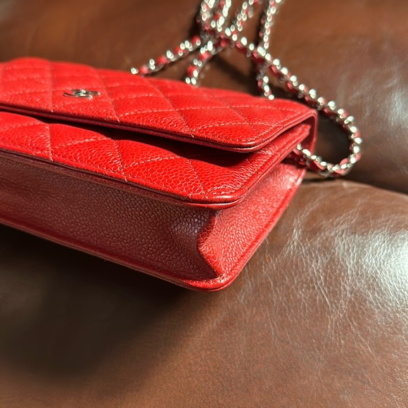 🔥🔥🔥Chanel Caviar Wallet On Chain Crossbody Bag - Picture 9 of 16